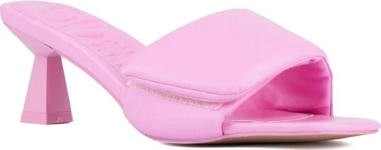 Olivia Miller Women's Allure Heel Sandal - , PINK