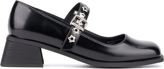 Olivia Miller Women's Asteroid Block Heels - , BLACK - Image 2