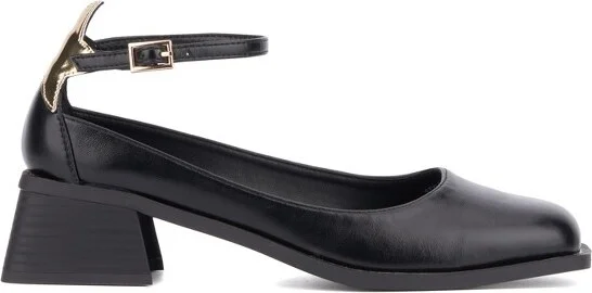 Olivia Miller Women's Astrology Block Heels - , BLACK - Image 2