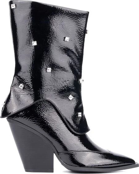 Olivia Miller Women's Bling Western Boot - , BLACK - Image 2