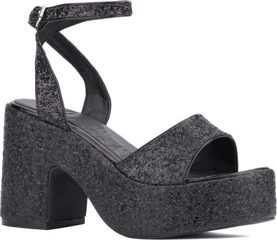 black glitter
