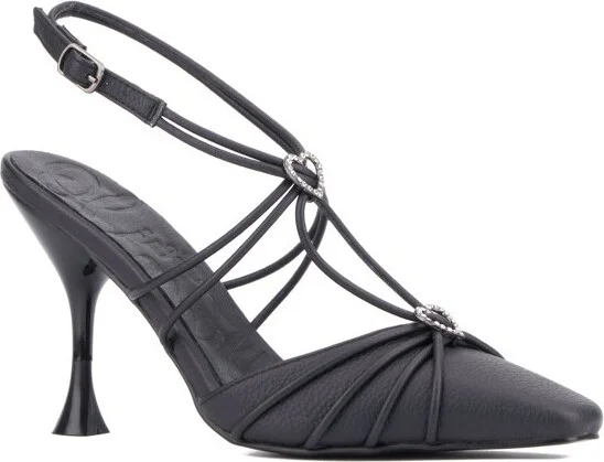Olivia Miller Women's Celestial Ankle Strap Sandals - , BLACK