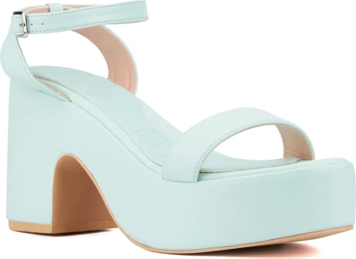 Olivia Miller Women's Charmer Platform Heel Sandal