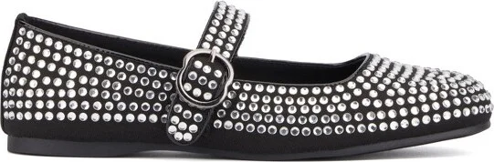 Olivia Miller Women's Dawn Maryjane Flats - , DENIM - Image 4