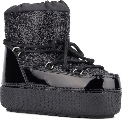 Olivia Miller Women's Eclipse Cozy Boots - S , SILVER GLITTER - Image 6