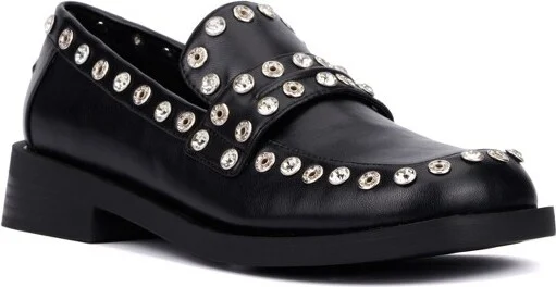 Olivia Miller Women's Libra Loafer Casual Shoe - , BLACK