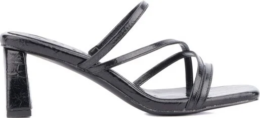 Olivia Miller Women's Limelight Heel Sandal - BLACK, - Image 4