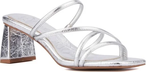 Olivia Miller Women's Limelight Heel Sandal - BLACK,