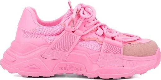 Olivia Miller Women's Love Story Low Top Sneaker - PINK, - Image 3