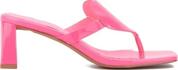 Olivia Miller Women's Lover Gurl Heel Sandal - NEON PINK, - Image 2