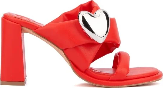 Olivia Miller Women's Lovey Dovey Heel Sandal - BLACK, - Image 2