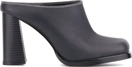 Olivia Miller Women's Moon Mule Heels - , BLACK - Image 2