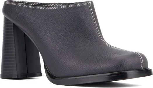 Olivia Miller Women's Moon Mule Heels - , BLACK