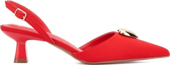Olivia Miller Women's Mystic Kitten Heels - , PURPLE - Image 3
