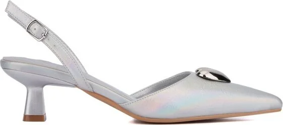 Olivia Miller Women's Mystic Kitten Heels - , PURPLE - Image 5