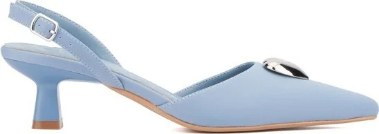Olivia Miller Women's Mystic Kitten Heels - , PURPLE - Image 6