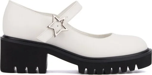 Olivia Miller Women's North Node Maryjane Flats - , WHITE - Image 2