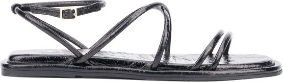 Olivia Miller Women's Public Eye Strappy Sandal - BLACK, - Image 2