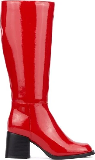 Olivia Miller Women's Sky Tall Boots - 9, RED - Image 2