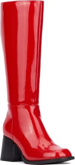 Olivia Miller Women's Sky Tall Boots - 9, RED