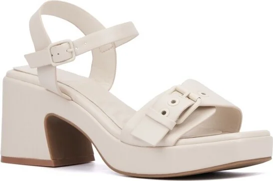 Olivia Miller Women's Slay Platform Heel - SORBET ORANGE,