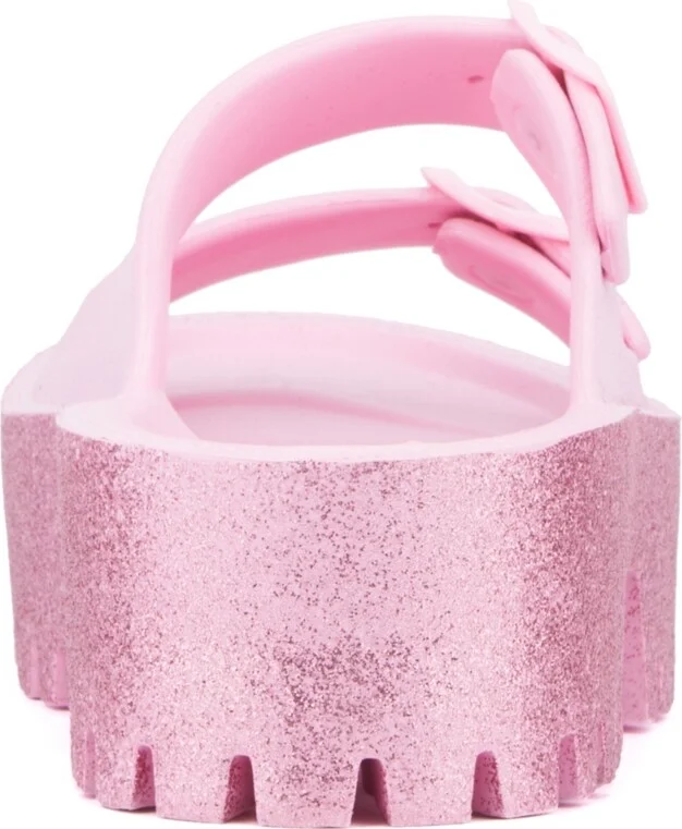 Olivia Miller Women's Sparkles Slide Sandal - Image 5