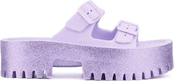 Olivia Miller Women's Sparkles Slide Sandal - TURQUOISE, - Image 3