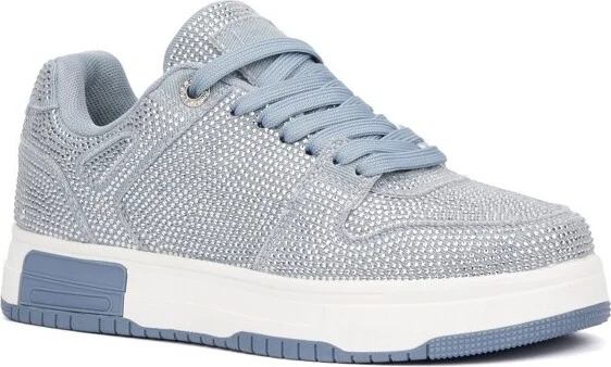 Olivia Miller Women's Sunshine Low Top Sneakers - , BLUE