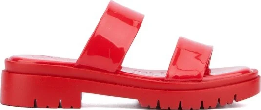 Olivia Miller Women's Tempting Platform Sandal - RED, - Image 2