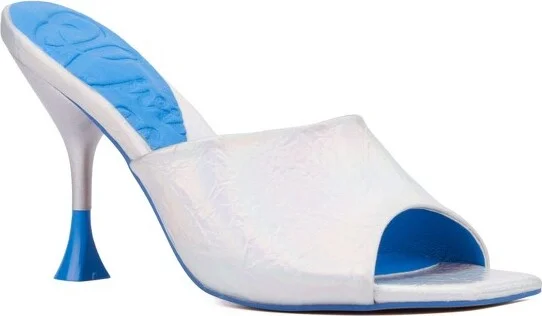 Olivia Miller Women's Unspoken Heel Sandal - SILVER,
