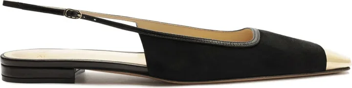 Olivia slingback flat pumps