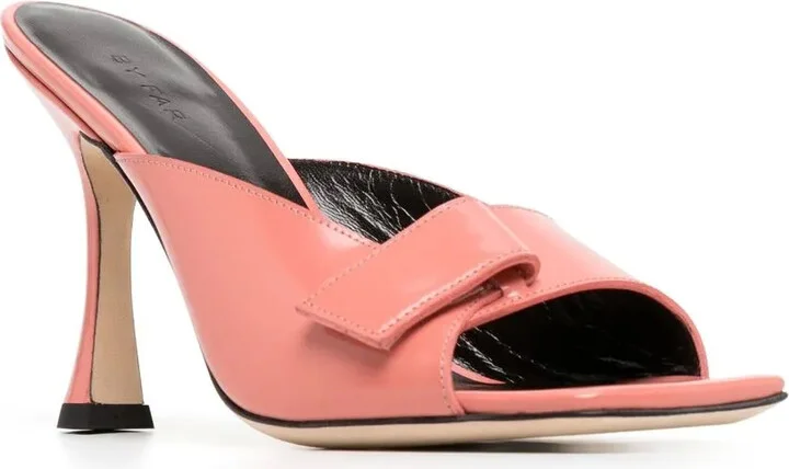 Olivia square-toe leather sandals - Image 2