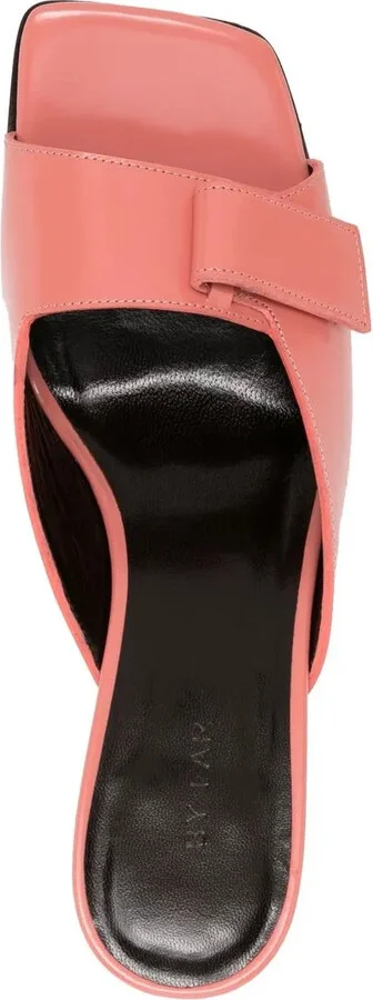 Olivia square-toe leather sandals - Image 3