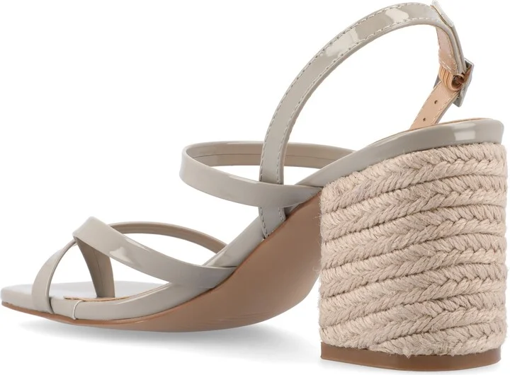 Olivina Jute Block Heel Slingback Sandal - Image 2