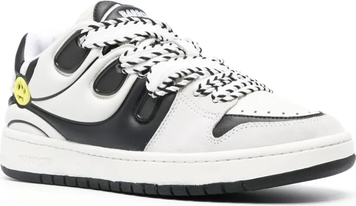 Ollie panelled leather sneakers - Image 2