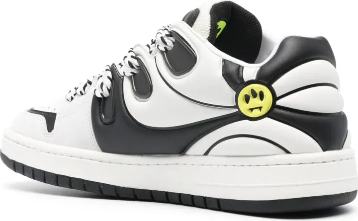 Ollie panelled leather sneakers - Image 3