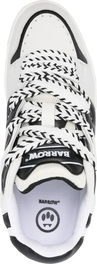 Ollie panelled leather sneakers - Image 4