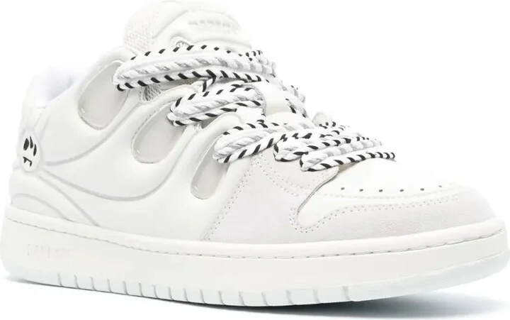 Ollie panelled leather sneakers - Image 2