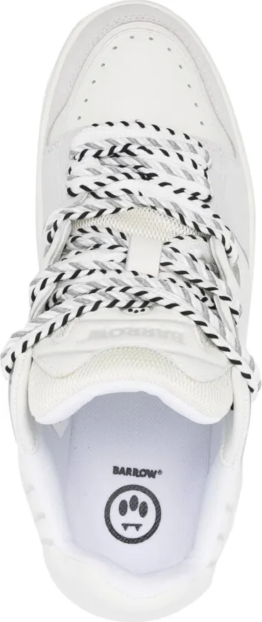 Ollie panelled leather sneakers - Image 4