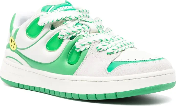 Ollie panelled leather sneakers - Image 2