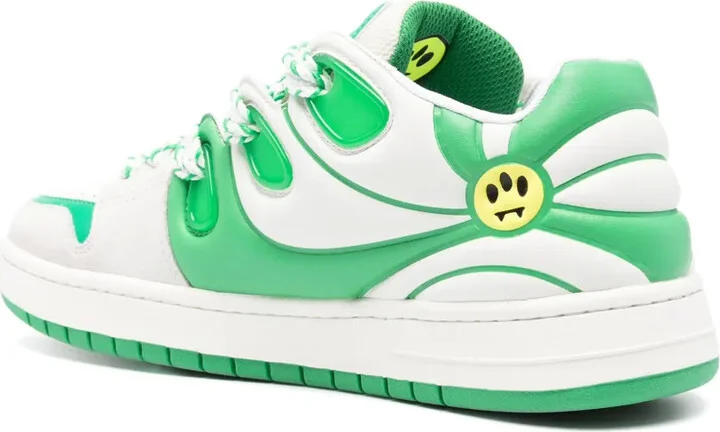 Ollie panelled leather sneakers - Image 3