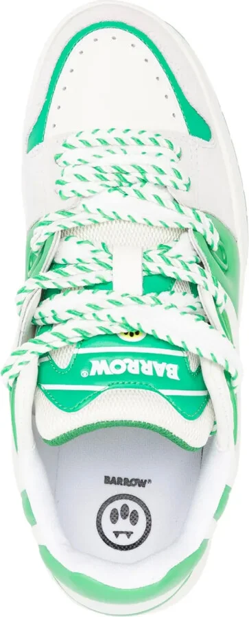 Ollie panelled leather sneakers - Image 4