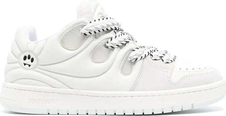 Ollie panelled leather sneakers