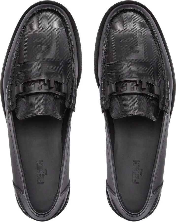 O'Lock FF Embossed Vamp Loafer - Image 3