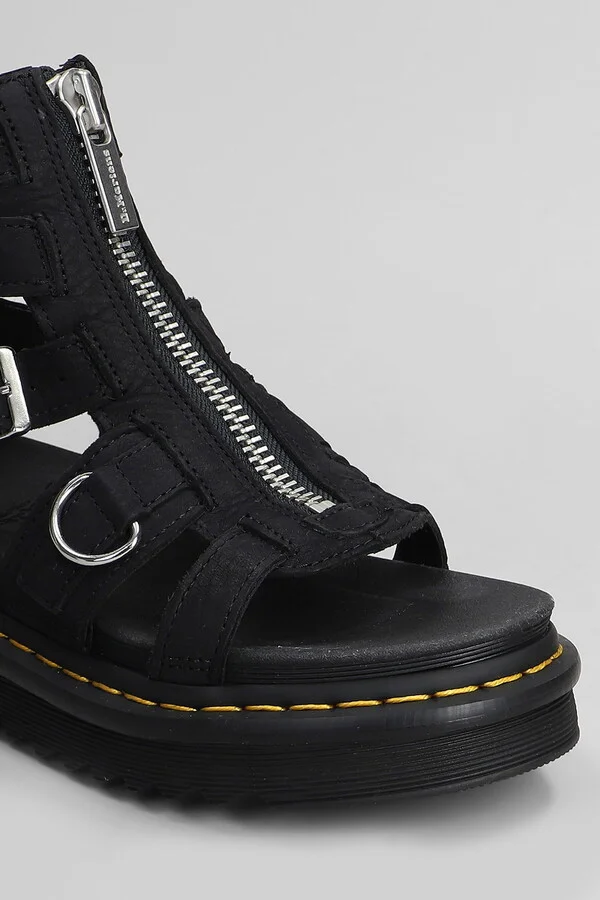Olson Sandals In Black Nubuck - Image 5