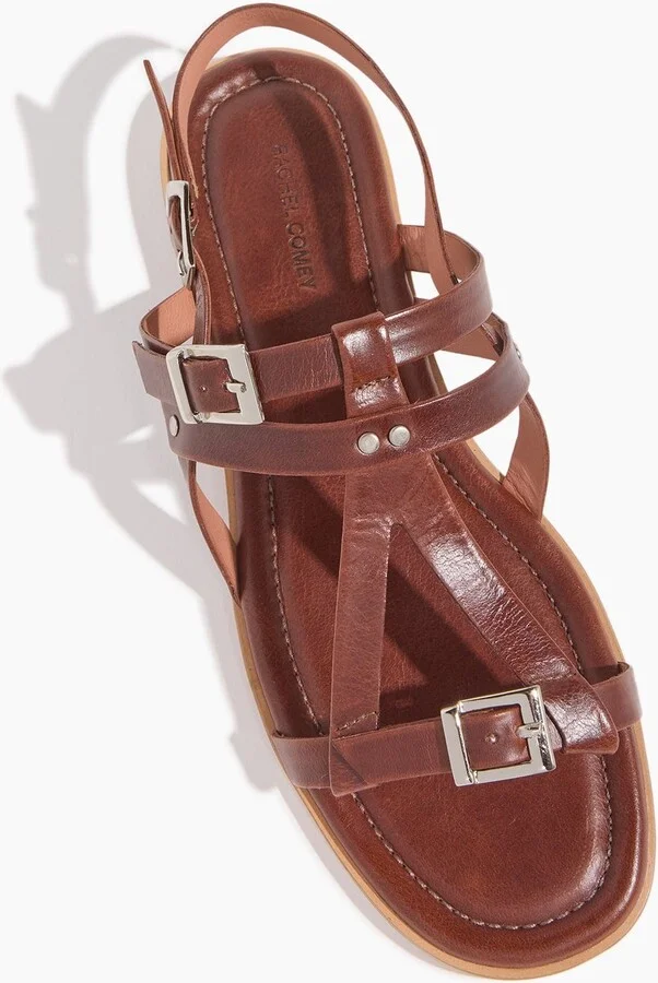 Olstead Sandal in Saddle - Image 4