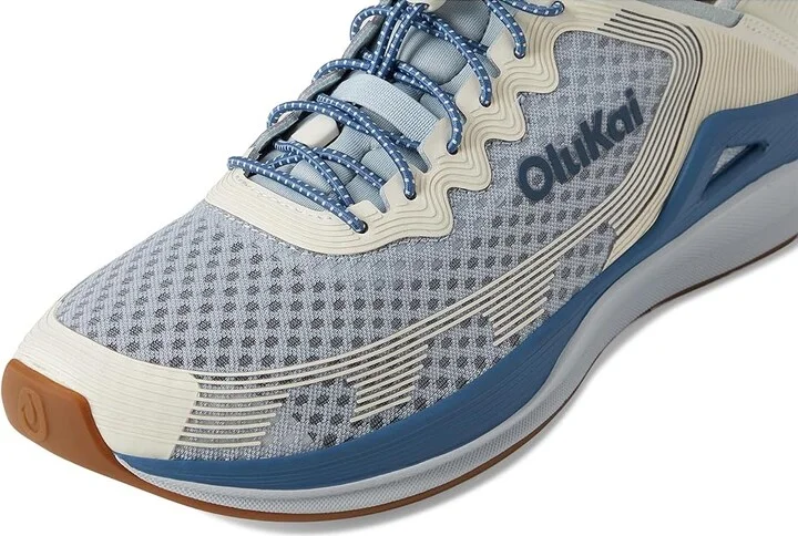 OluKai Ahi Men's Shoes Blue Pearl/White Sand : 13 D - Medium, Textile - Image 7