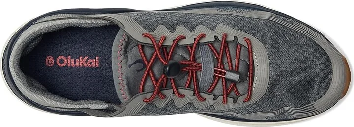 OluKai Ahi Men's Shoes Rock/Ash : 13 D - Medium, Textile - Image 2