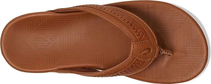 OluKai Aho - M Men's Sandals Fox / Fox : 10 D - Medium, Leather - Image 2