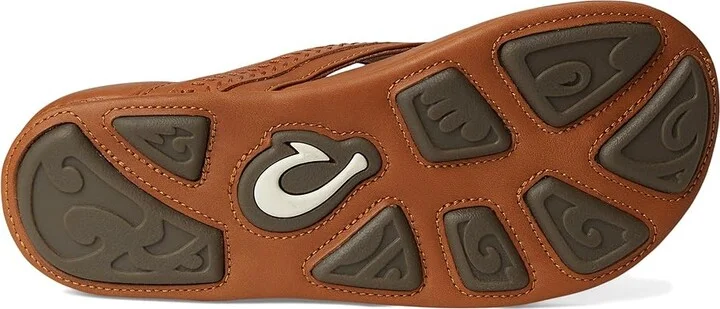 OluKai Aho - M Men's Sandals Fox / Fox : 10 D - Medium, Leather - Image 3